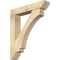 Ekena Millwork Imperial Slat Rough Sawn Bracket w/ Offset Brace, Douglas Fir, 8"W x 42"D x 48"H BKT0806X42X48IMP06RDF - alternate 1
